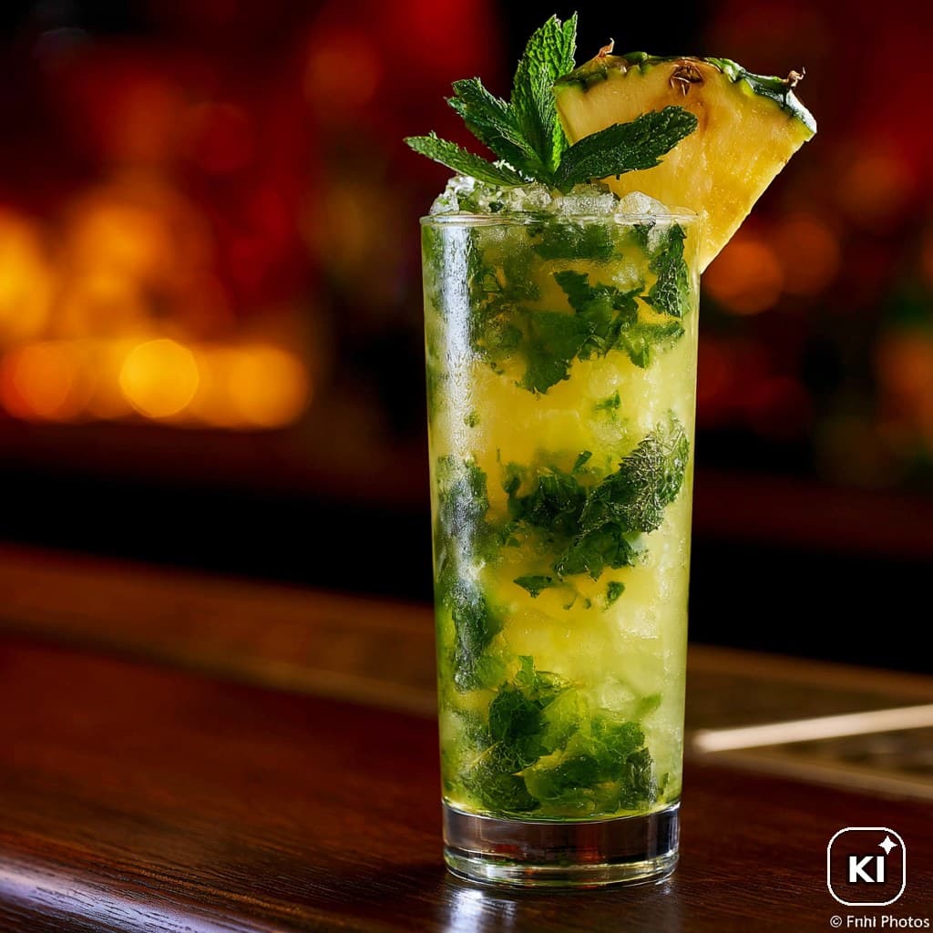 Ananas Mojito Cocktail Rezept