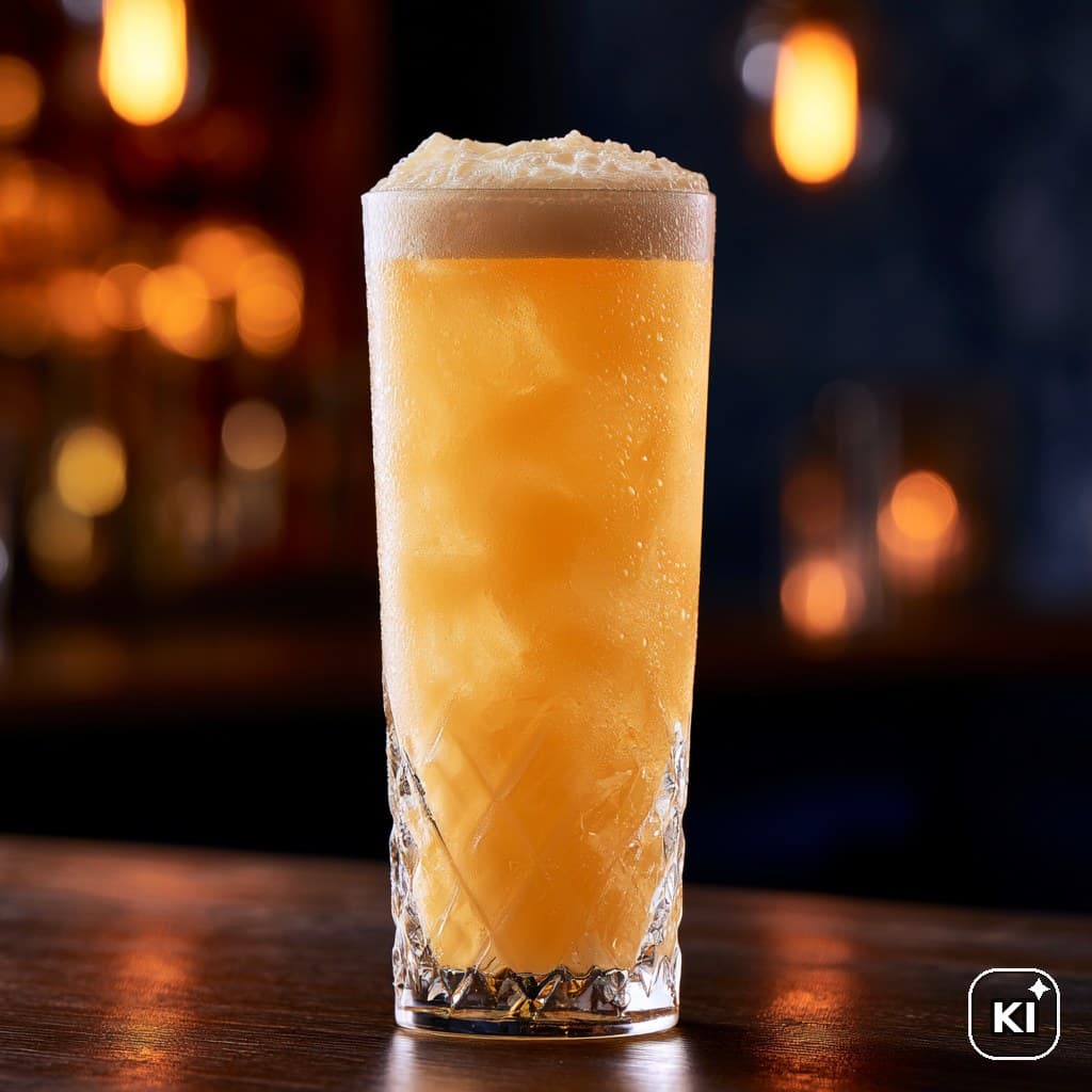 Annanas-Pfirsich-Milch Cocktail Rezept