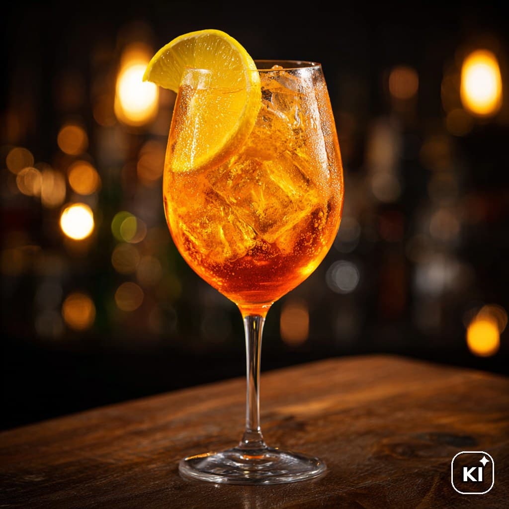Aperol Lemon Spritz Cocktail Rezept