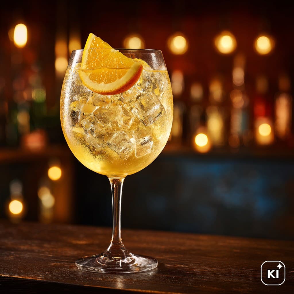 Apple-Pie Spritz Cocktail