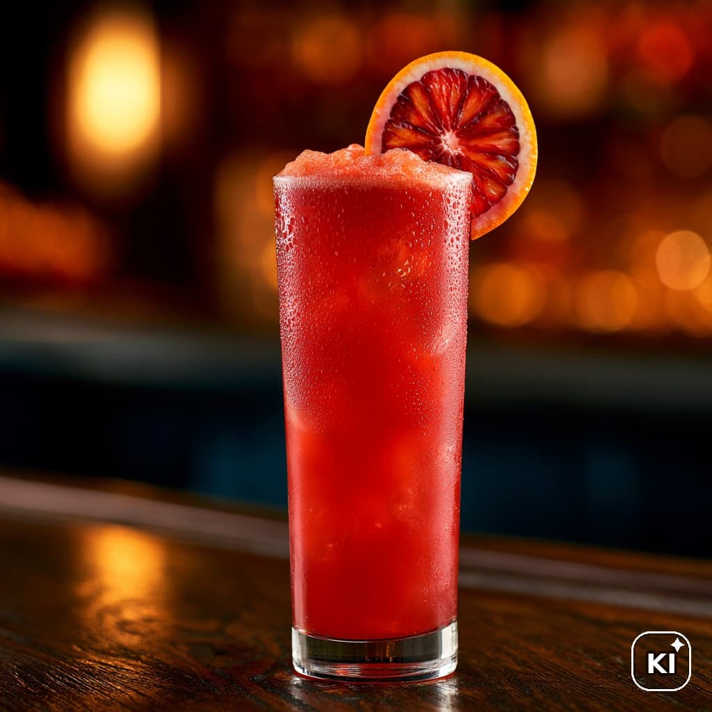 Blood Orange Garibaldi Cocktail Rezept