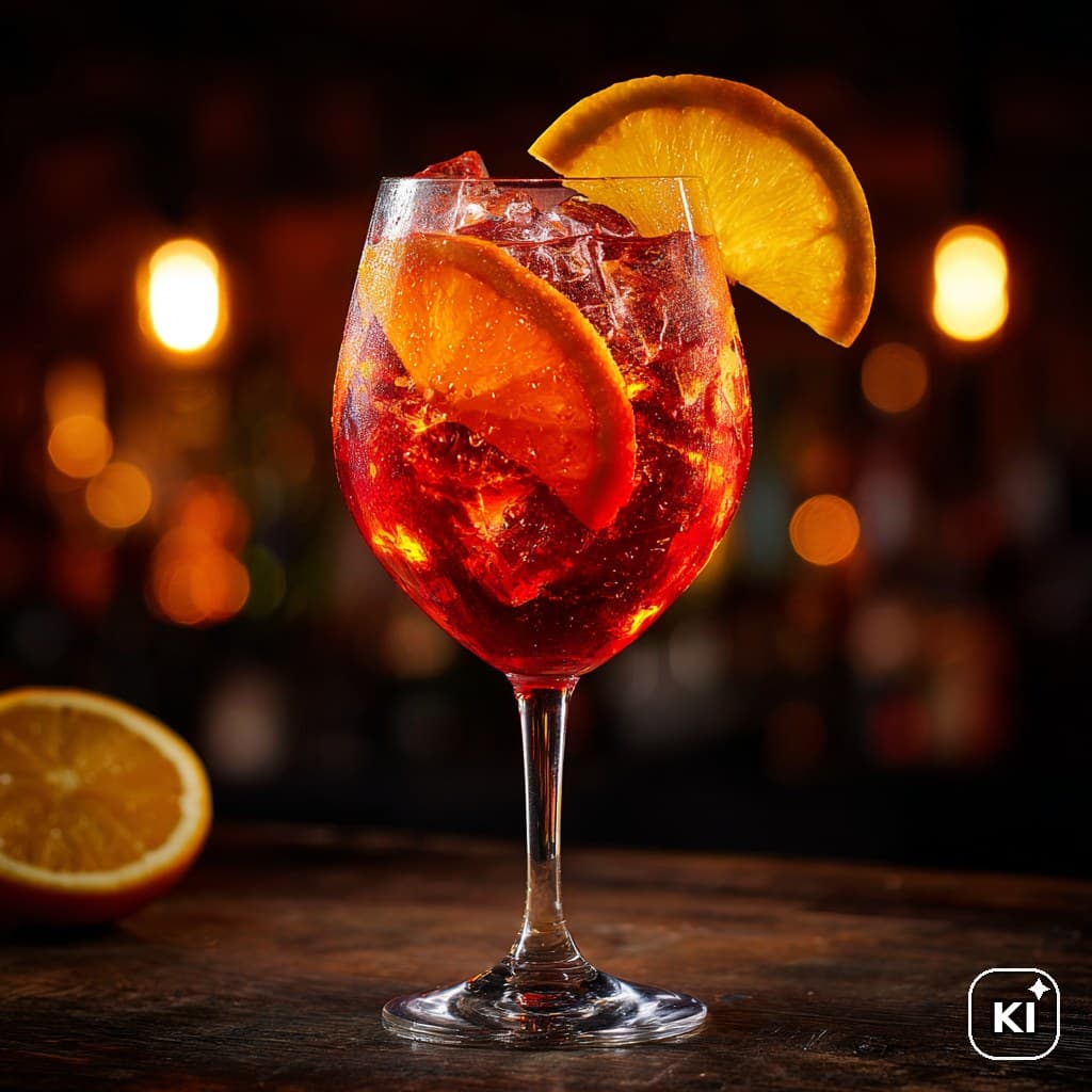 Blood Orange Spritz Cocktail Rezept