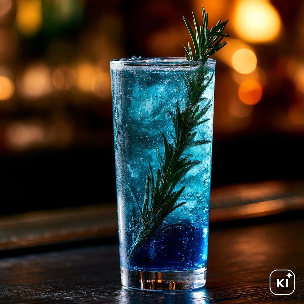 Blue Mediterranean Tonic Cocktail Rezept