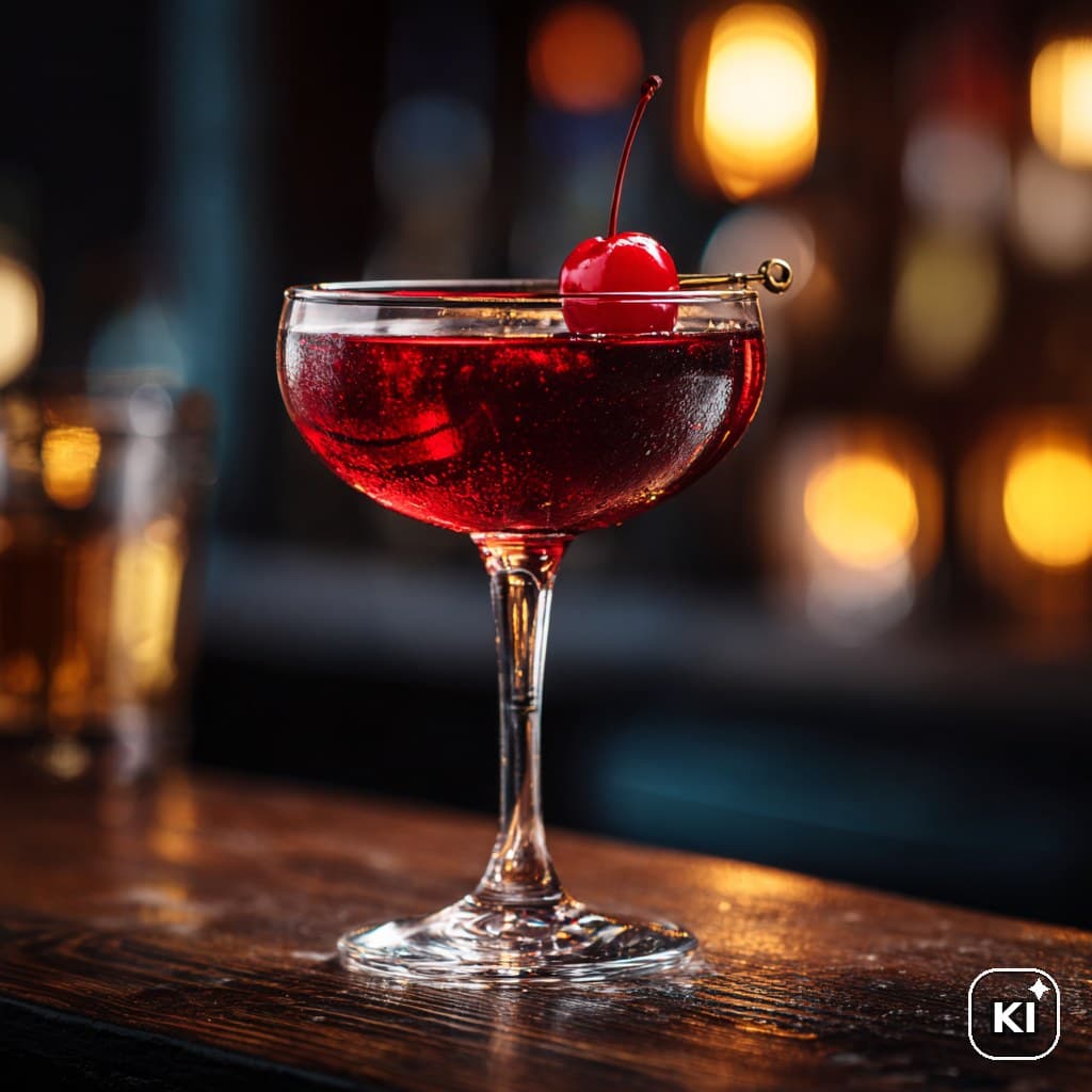 Cocktailrezept Cherry Bakewell