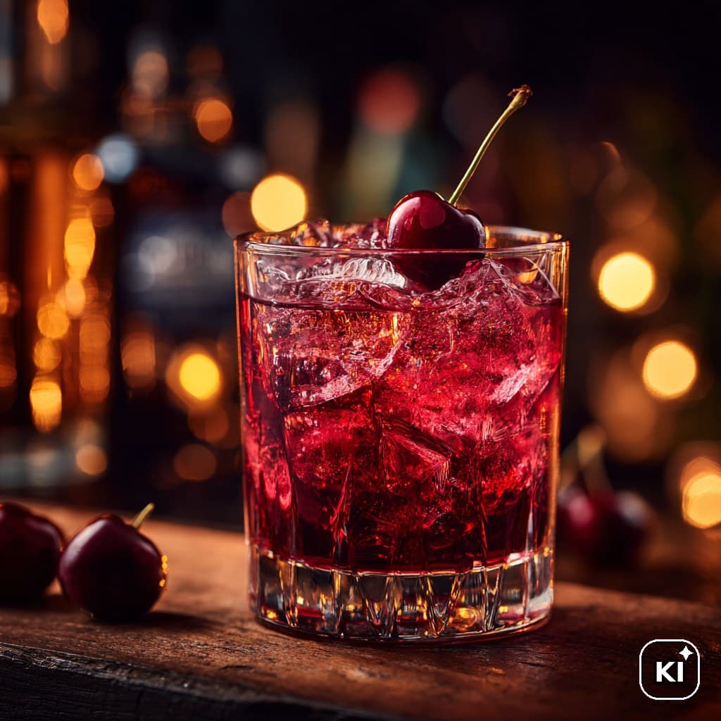 Cherry Gimlet Cocktail Rezept