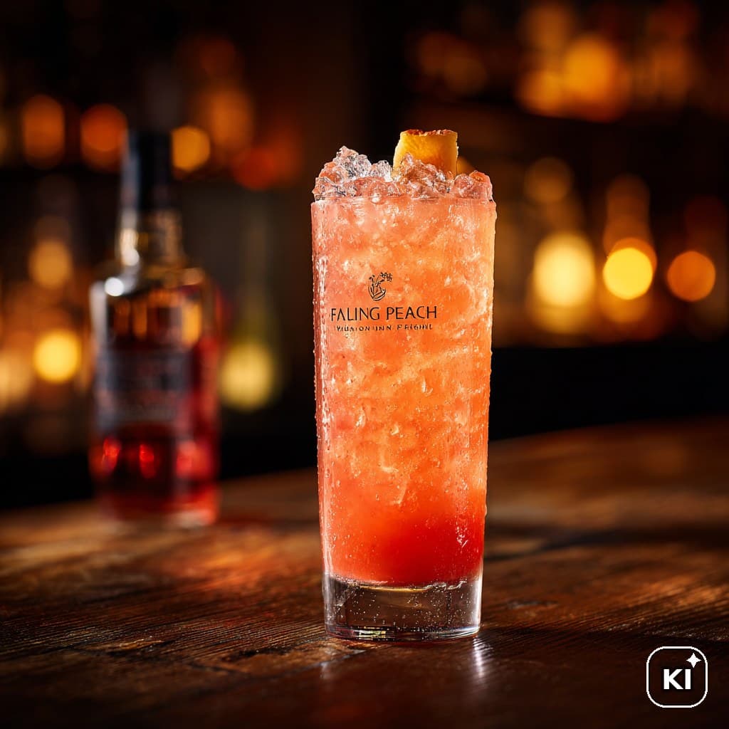 Falling Peach Cocktail Rezept