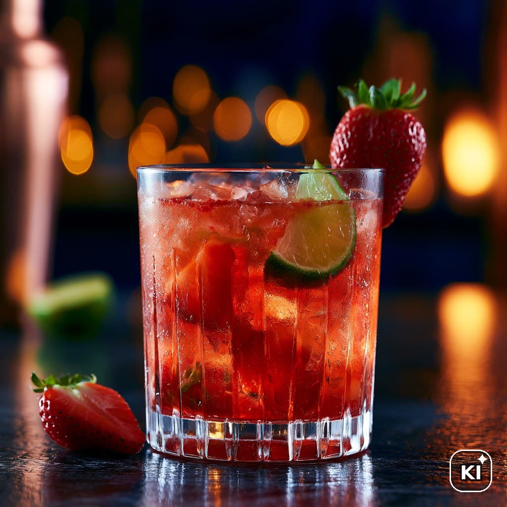 Frozen Strawberry Daiquiri Cocktail Rezept