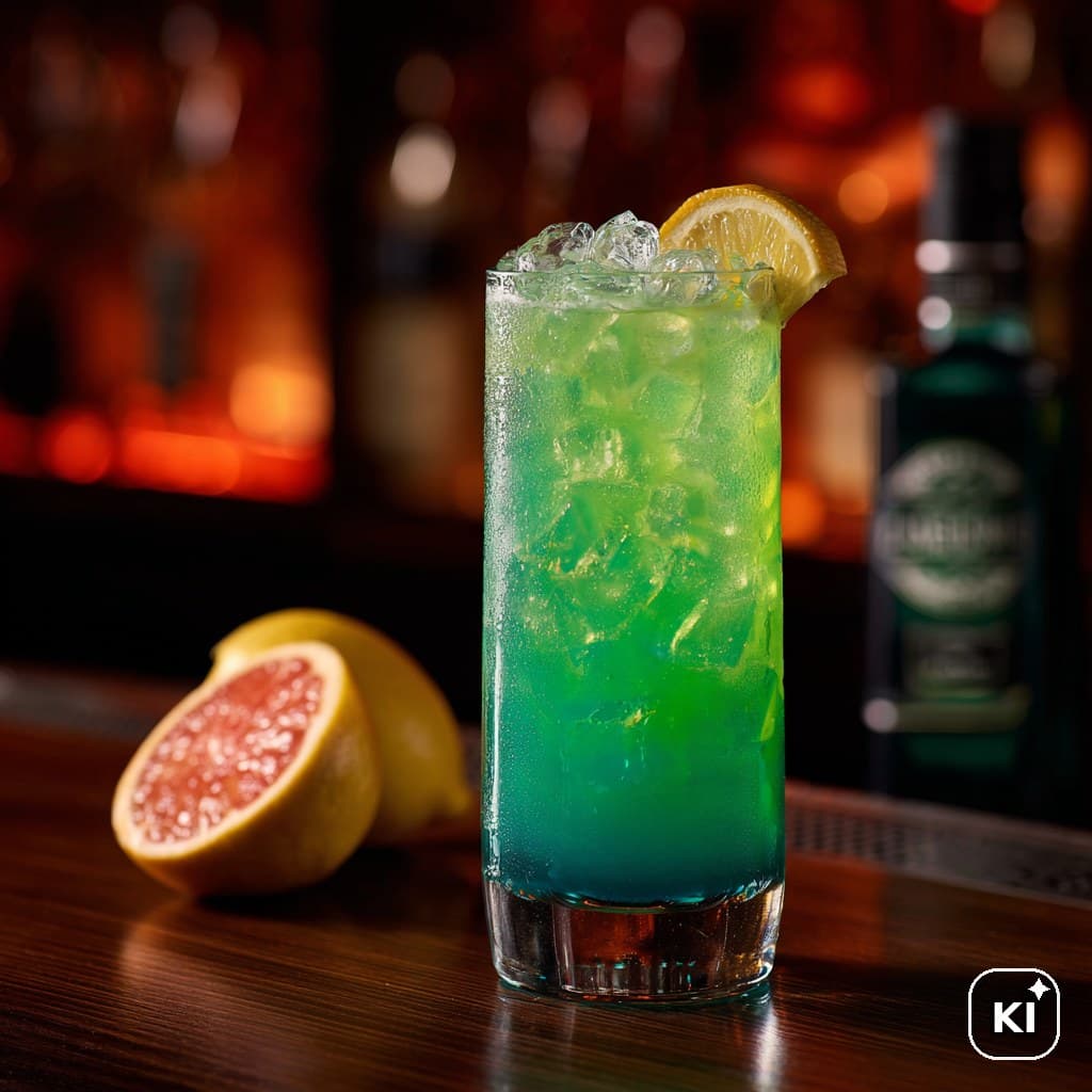 Green Lagoon Cocktail Rezept