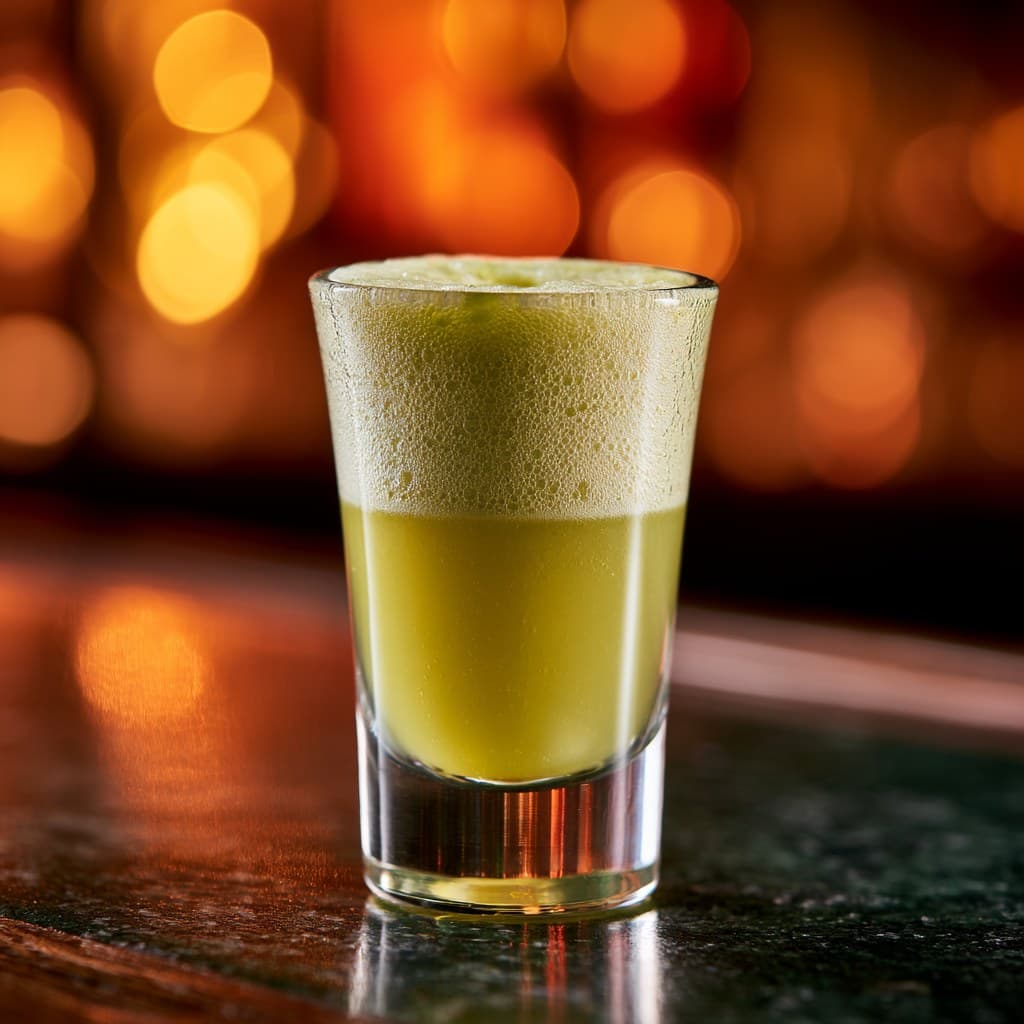 Green Tea Shot Cocktail Rezept