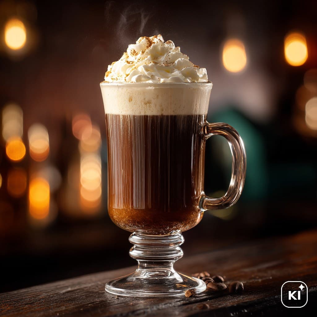 Irish Coffee Cocktail Rezept