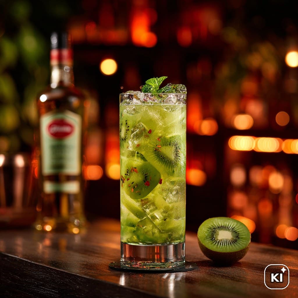 Kiwi Fiz Cocktail Rezept