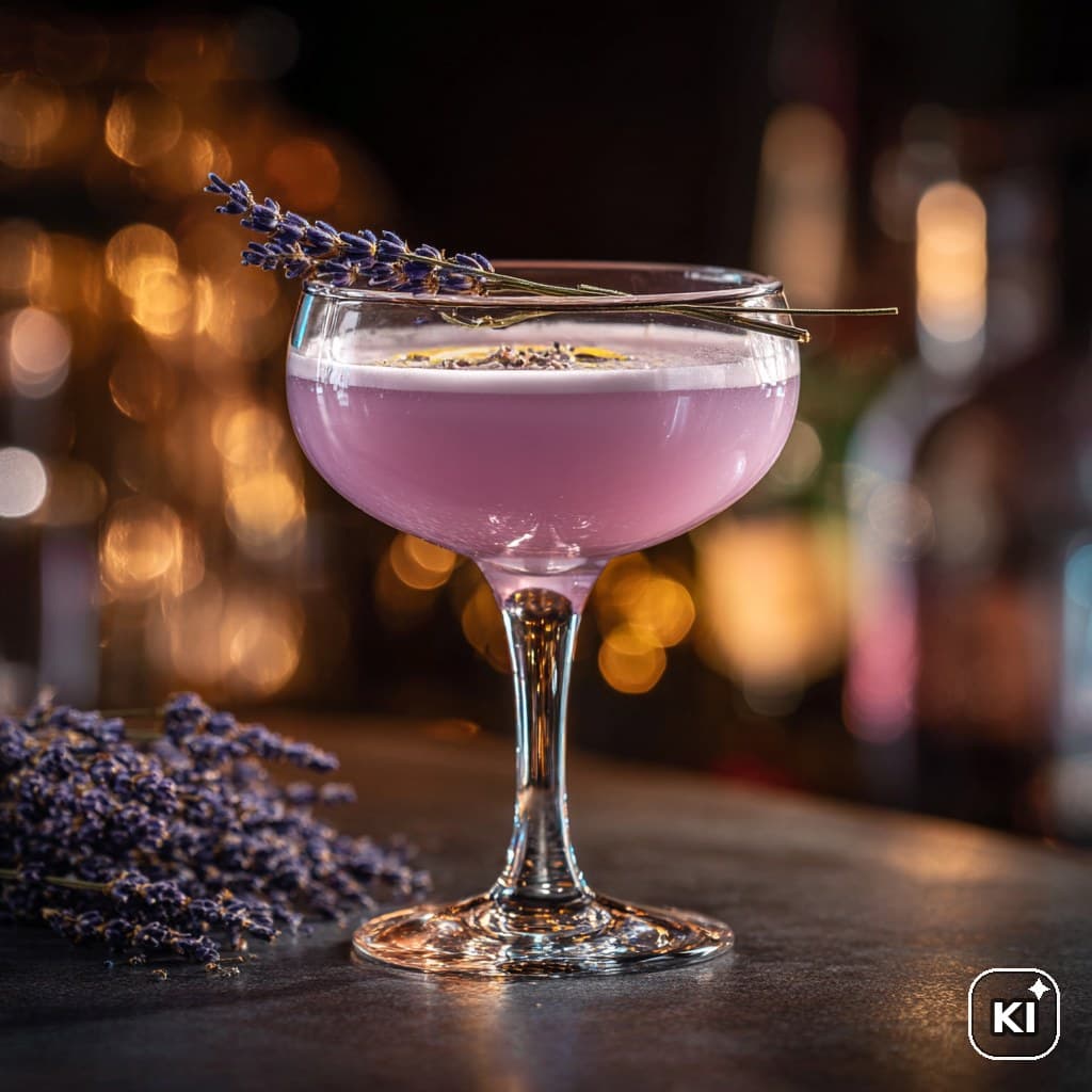 Lady in Lavender Cocktail Rezept