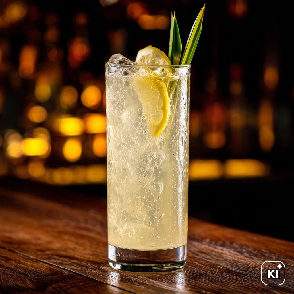 Lemongrass Collins Cocktail Rezept
