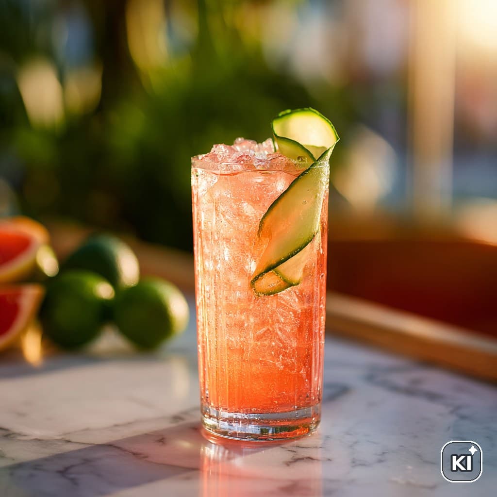 Lillet Grapefruit Cucumber