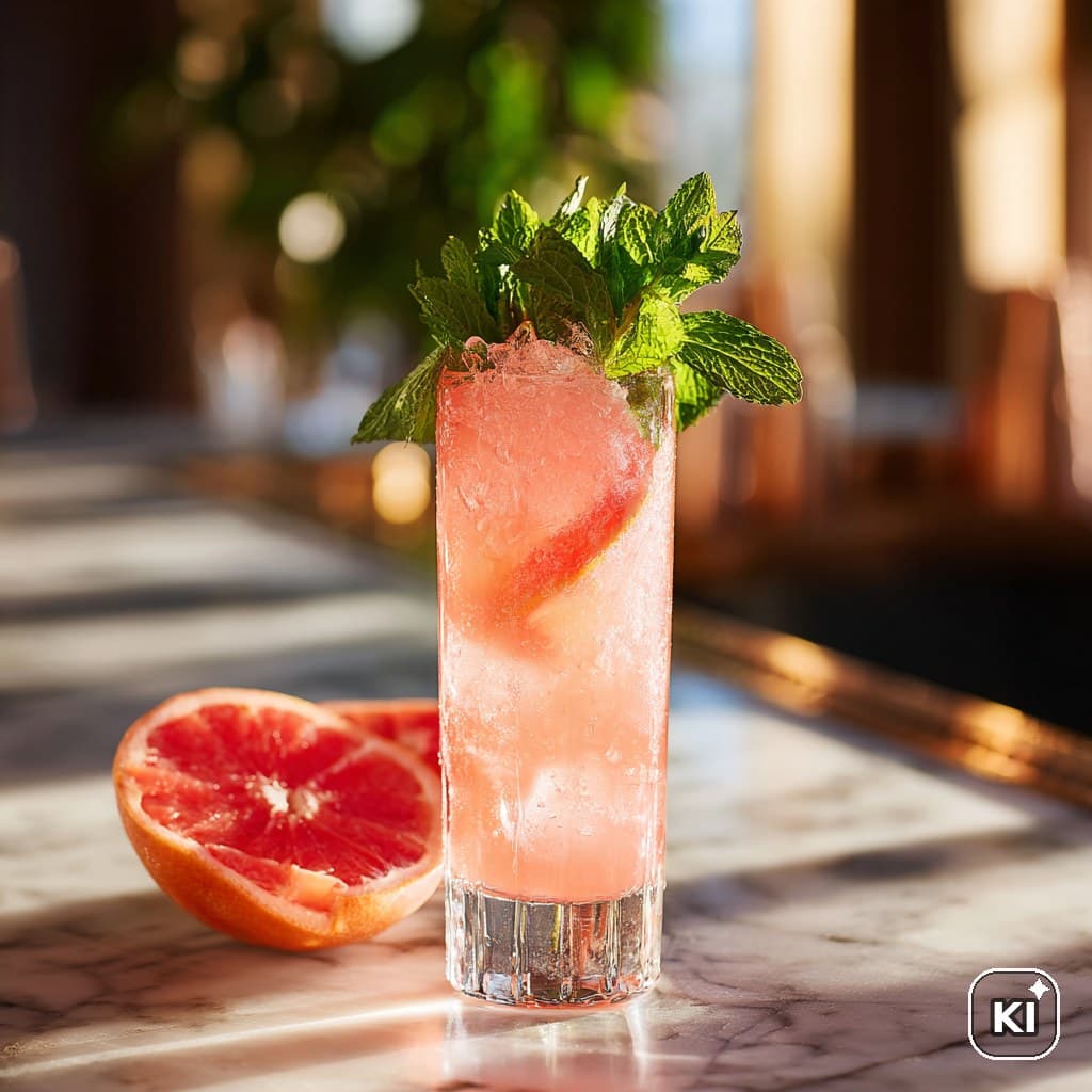 Lillet Grapefruit Mint