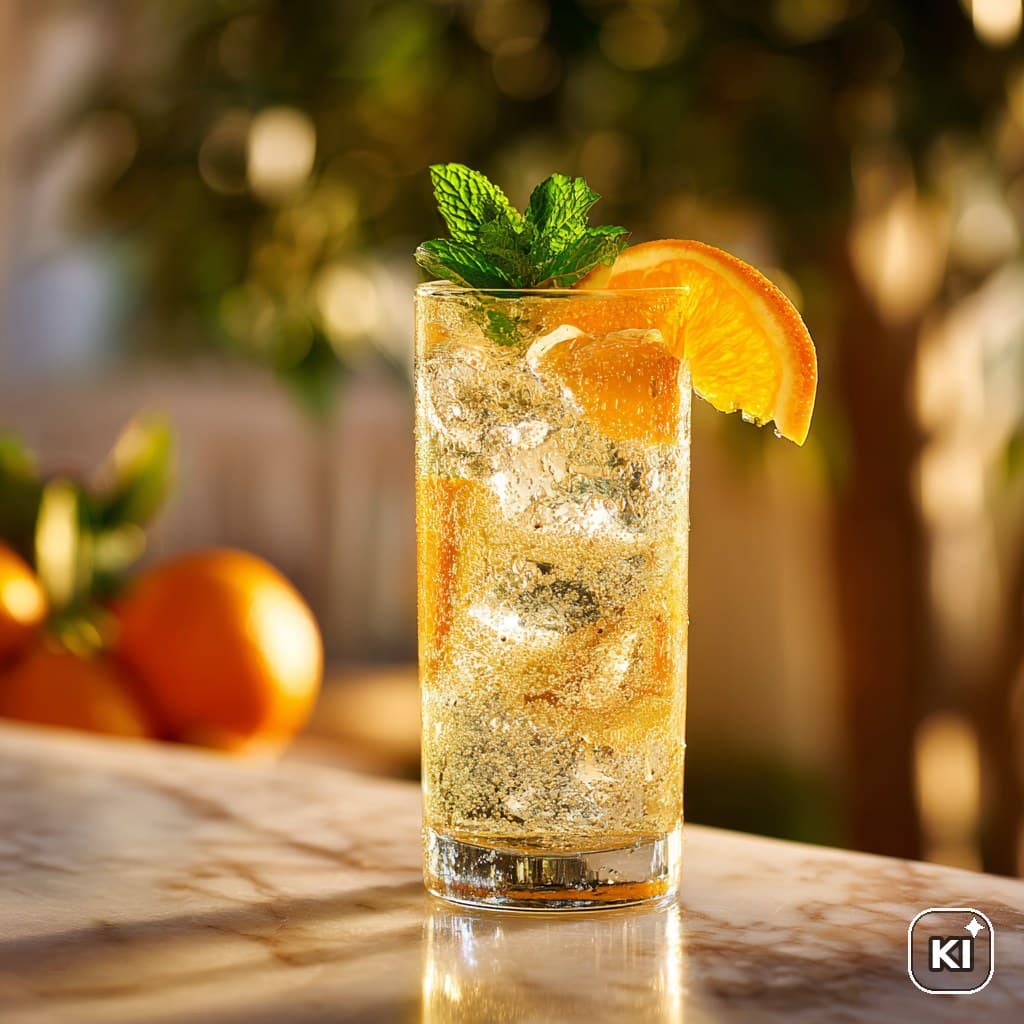 Lillet Tonic Orange Cocktail Rezept