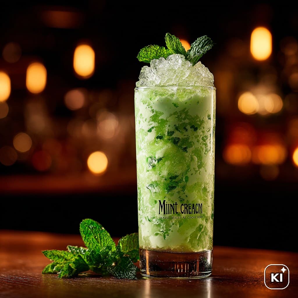 Mint Cream Frappé Cocktail Rezept