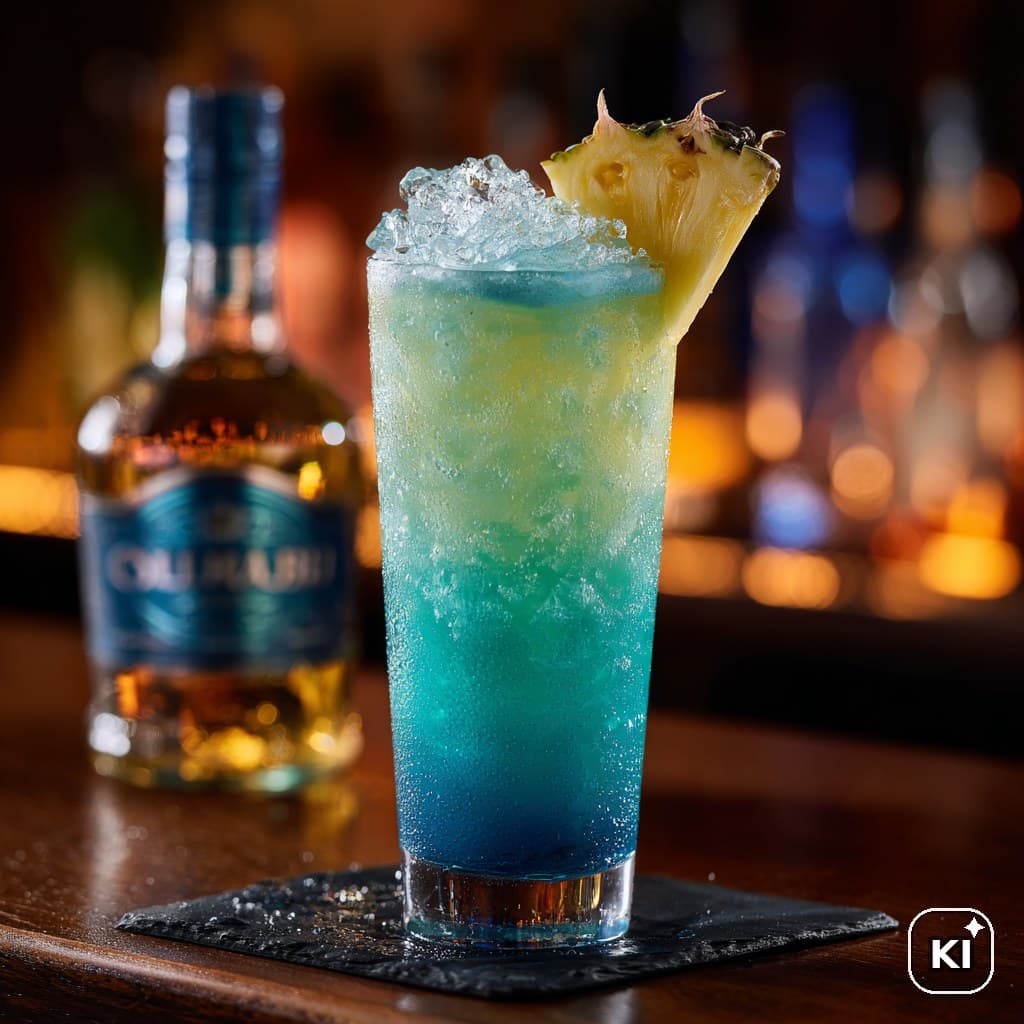 Night in Blue Cocktail Rezept