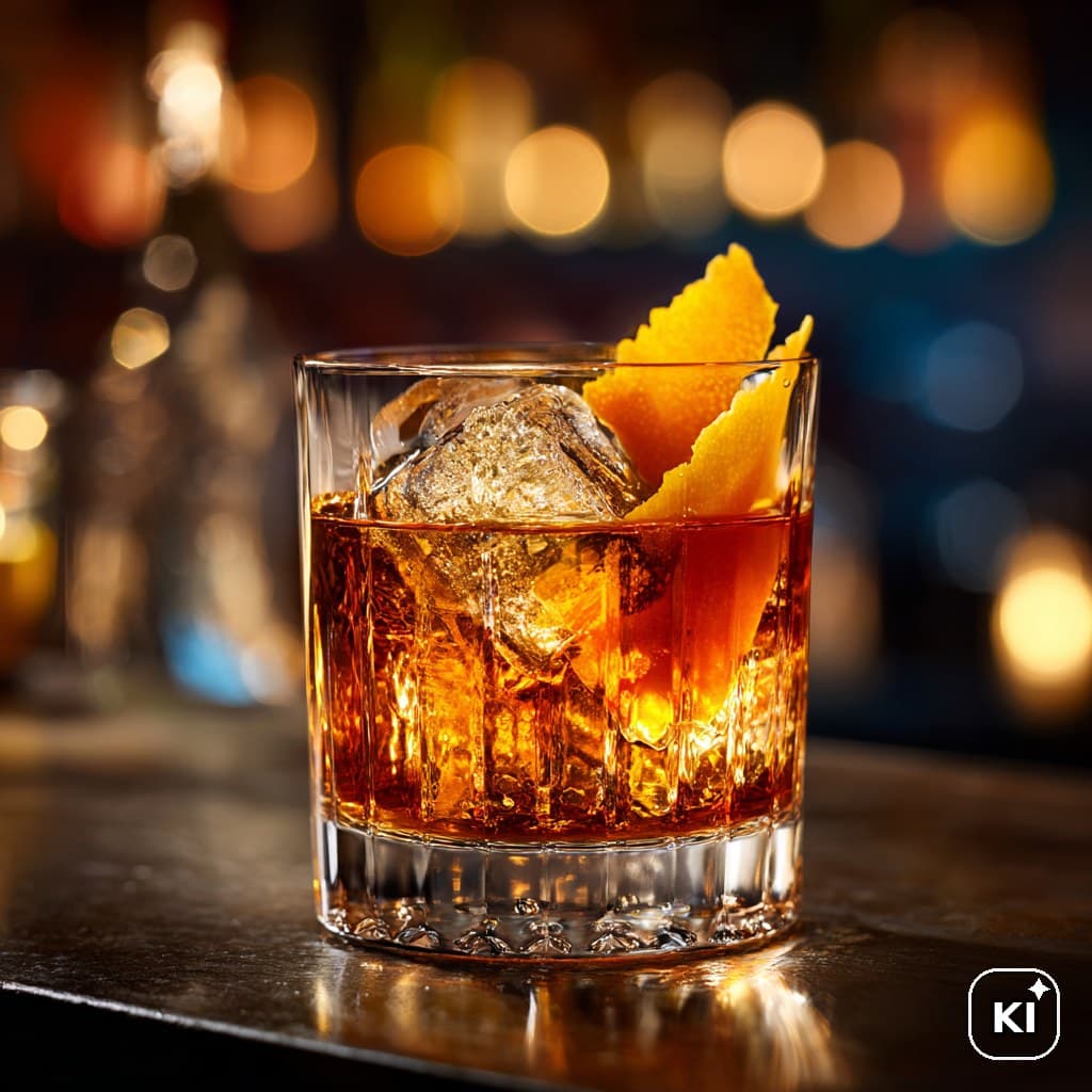 Old Fashioned Bourbon Cocktail Rezept