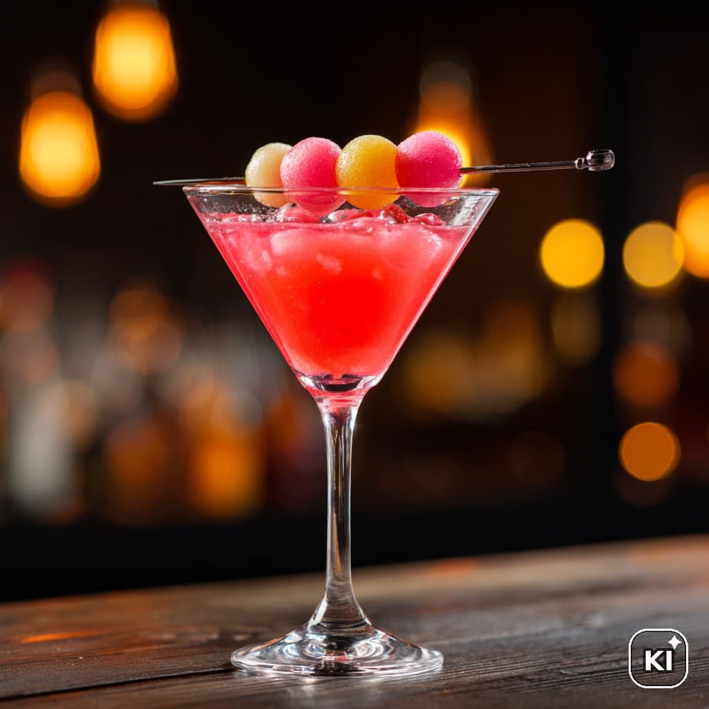 Pink Bubble Martini Rezept