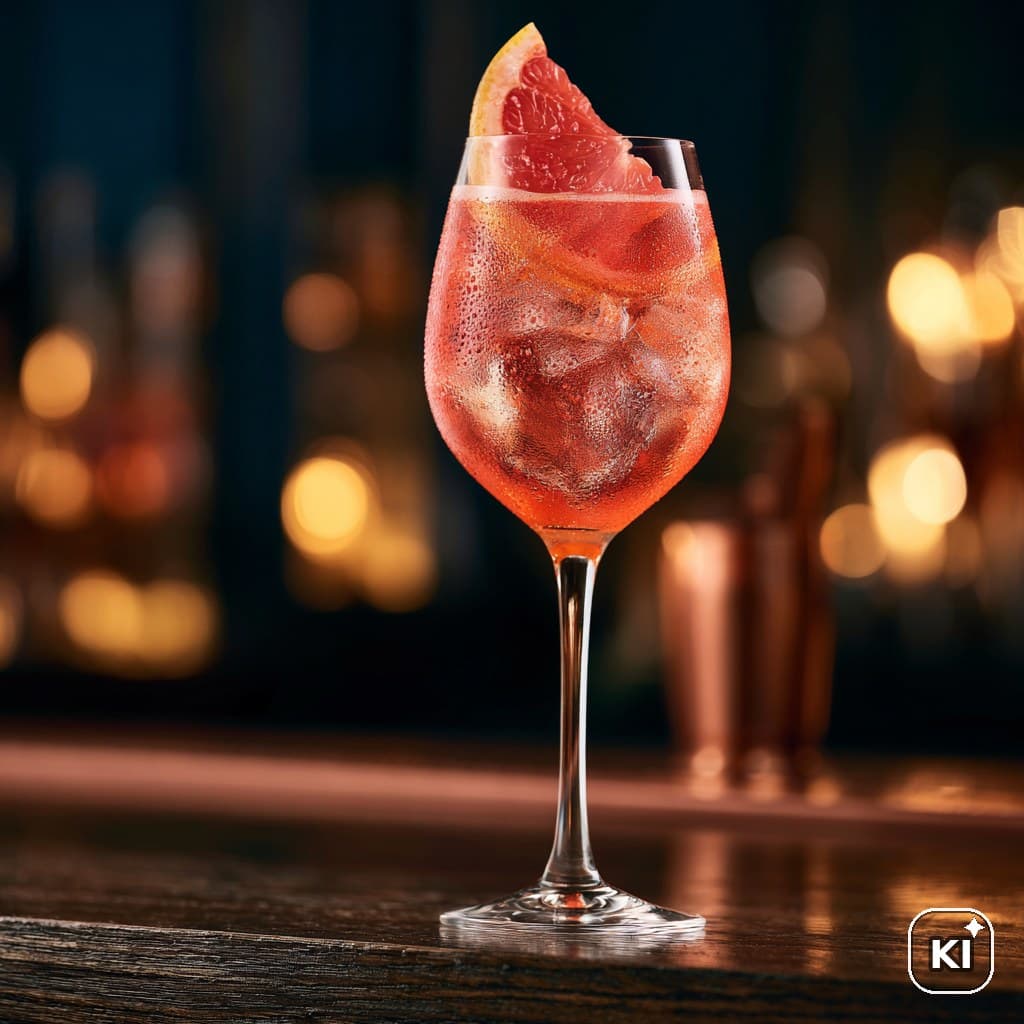 Pink Grapefruit Spritz Cocktail Rezept