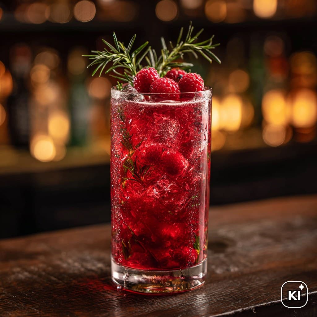 Raspberry Punch Cocktail