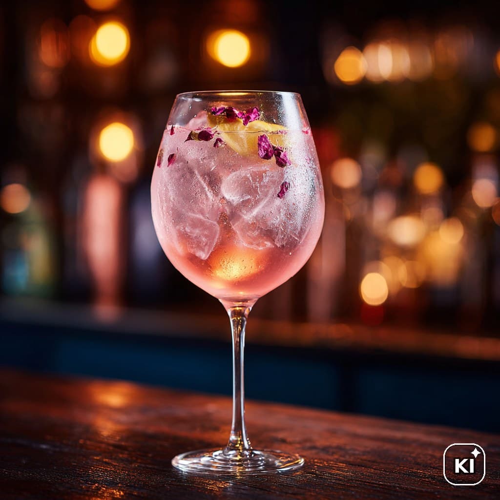 Rose Lemonade Cocktail Rezept