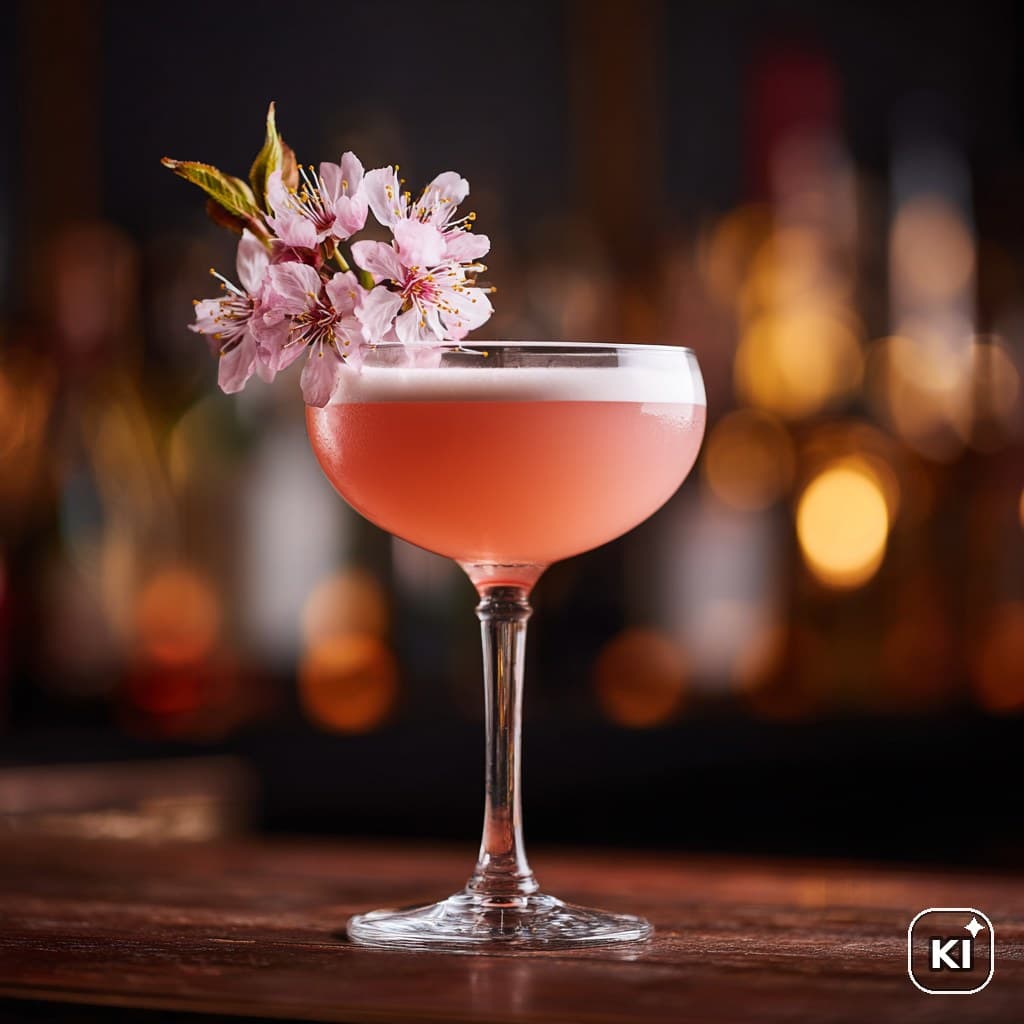 Sakura Sour Cocktail