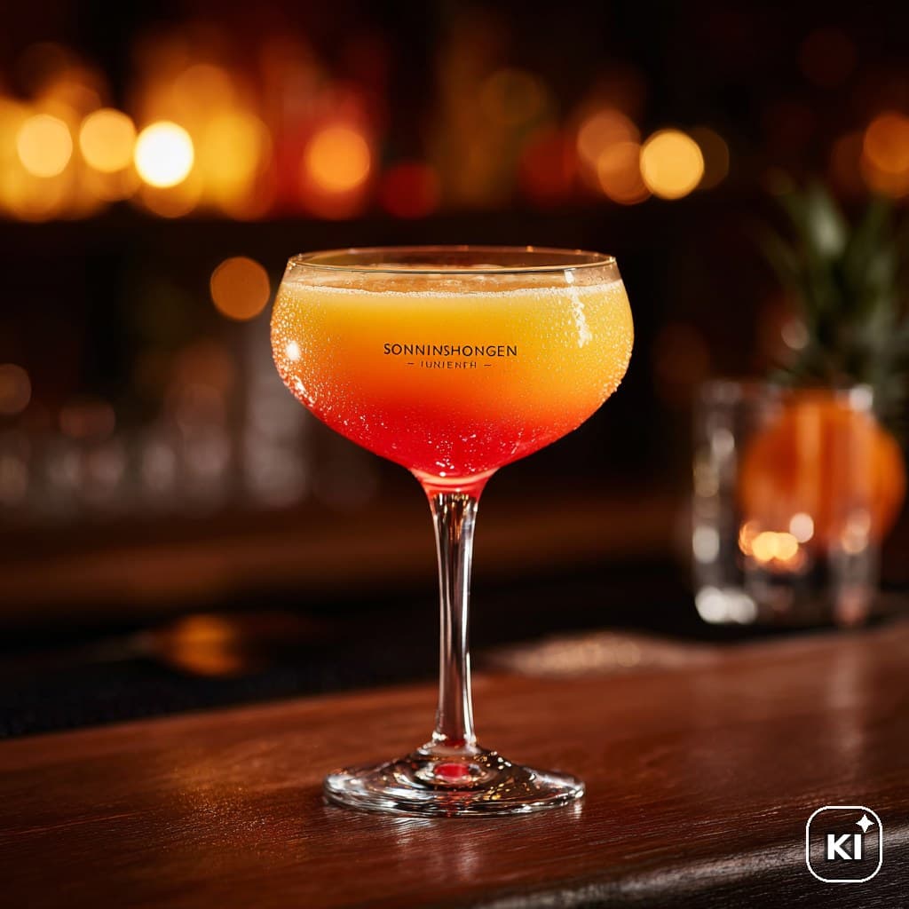 Sonnenuntergang Cocktail Rezept