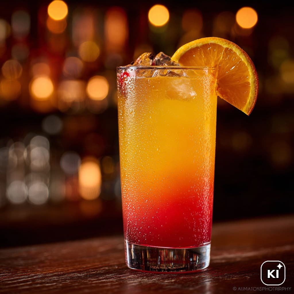 Sparkling Sunrise Cocktail Rezept