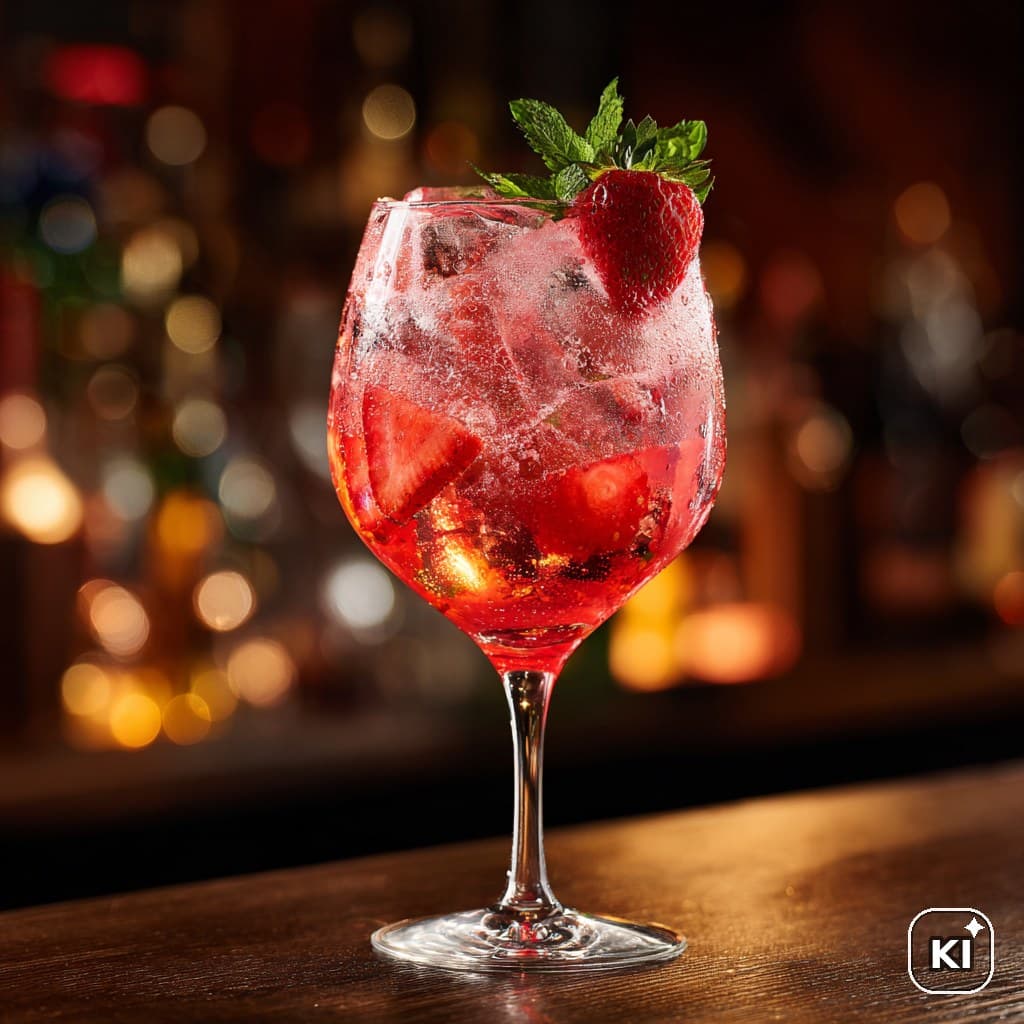 Strawberry Gin Cocktail