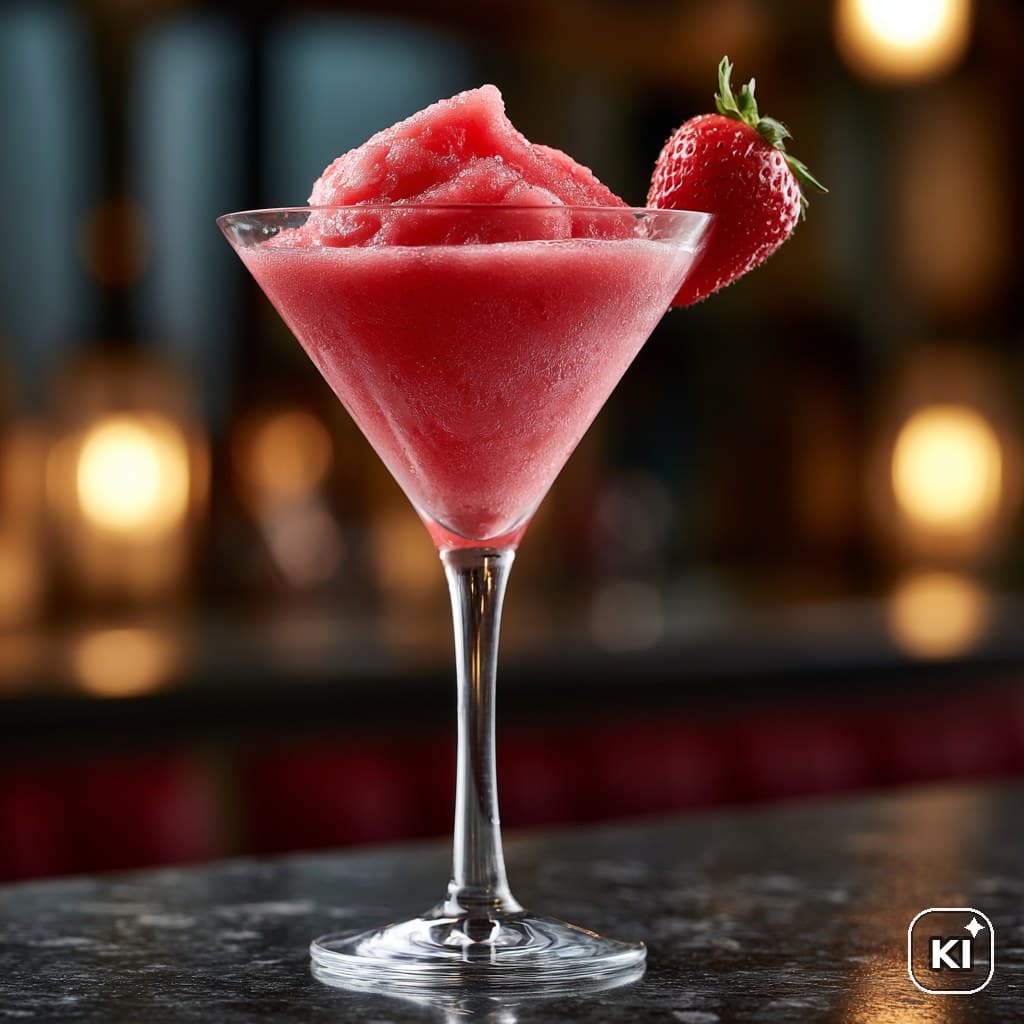 Strawberry Ice Margarita Cocktail Rezept