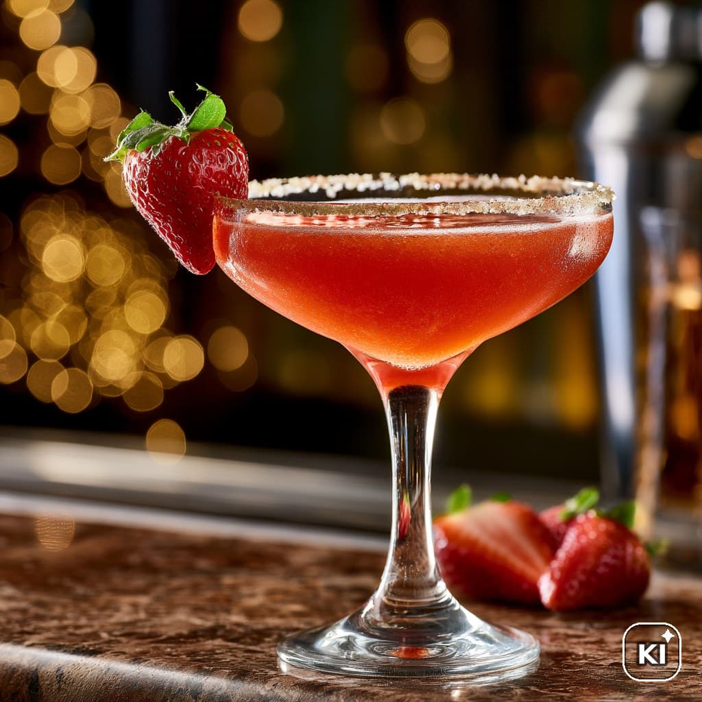 Strawberry Margarita Cocktail Rezept