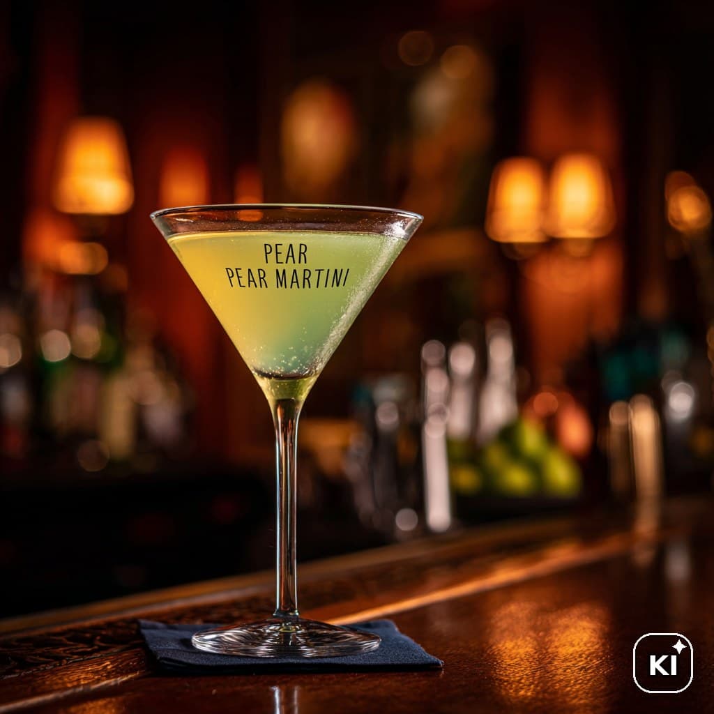 The Pear Martini Cocktail Rezept