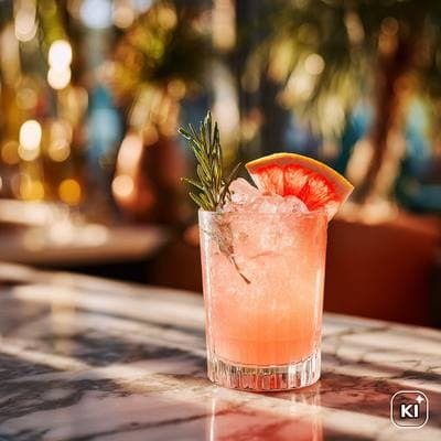 Lillet Grapefruit on Ice