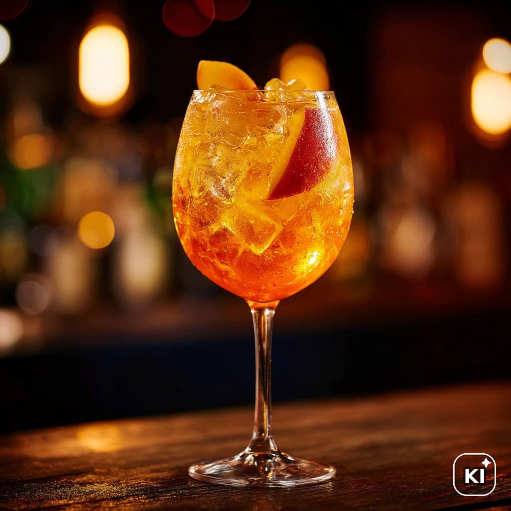 Vibrante White Peach Cocktail Rezept