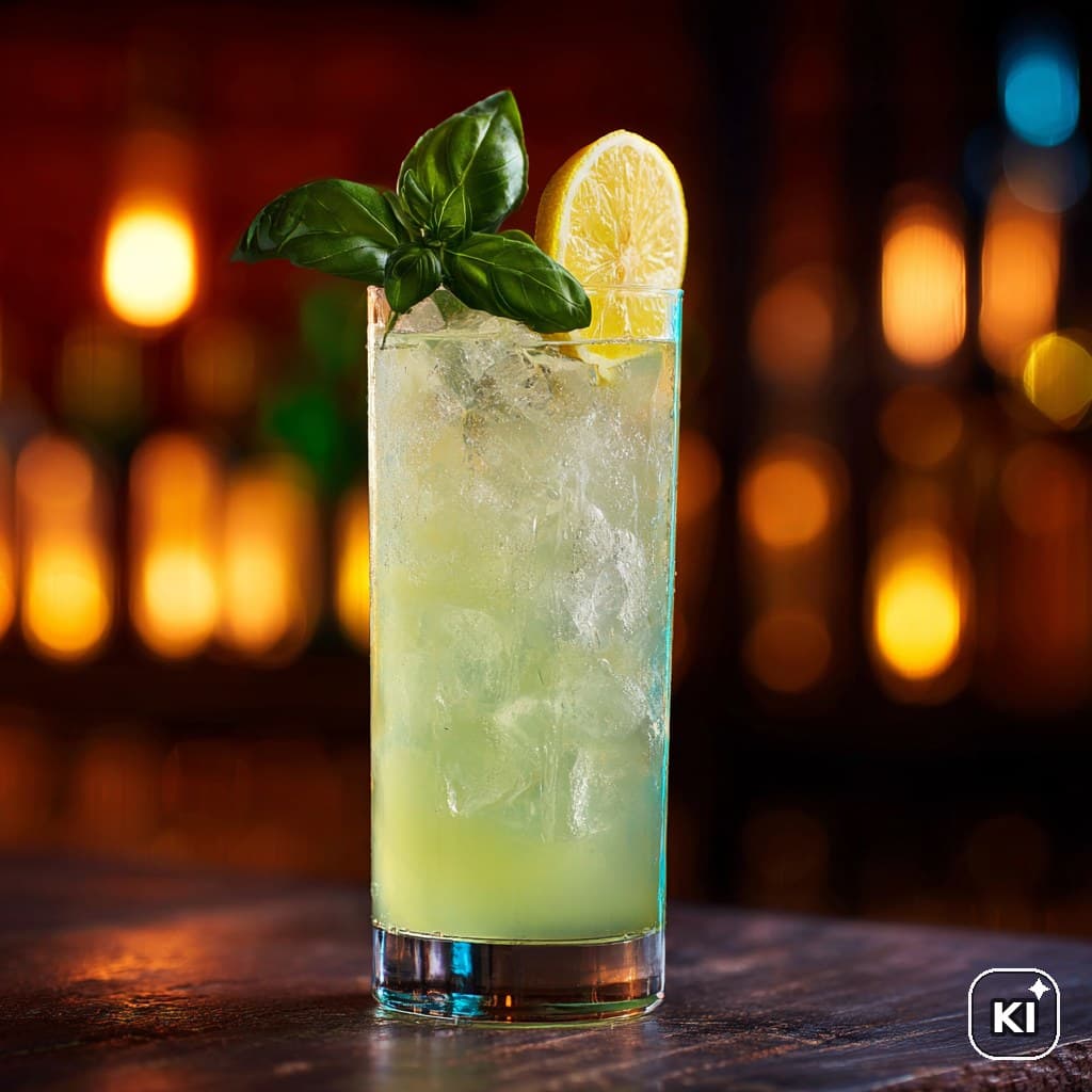 Virgin Basil Lemonade