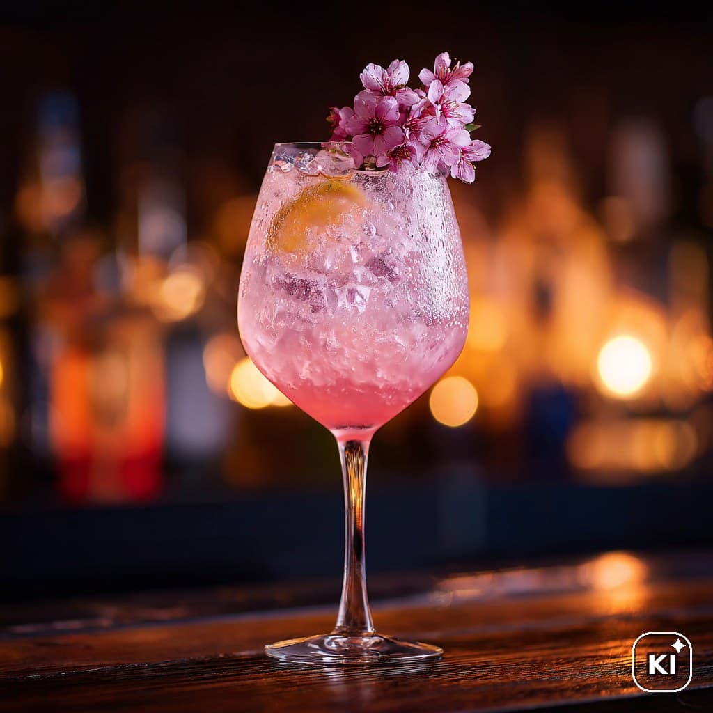 Virgin Cherry Blossom Fizz