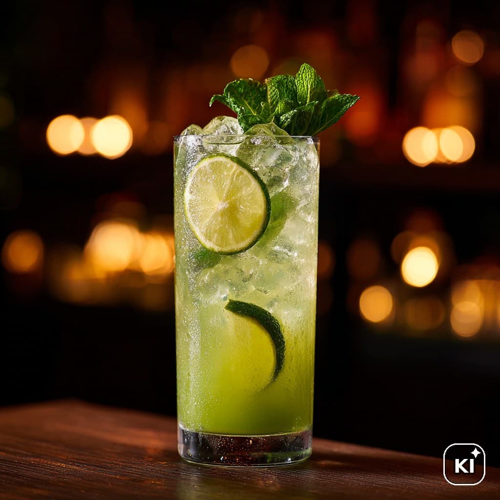 Virgin Matcha Lemonade Cocktail Rezept
