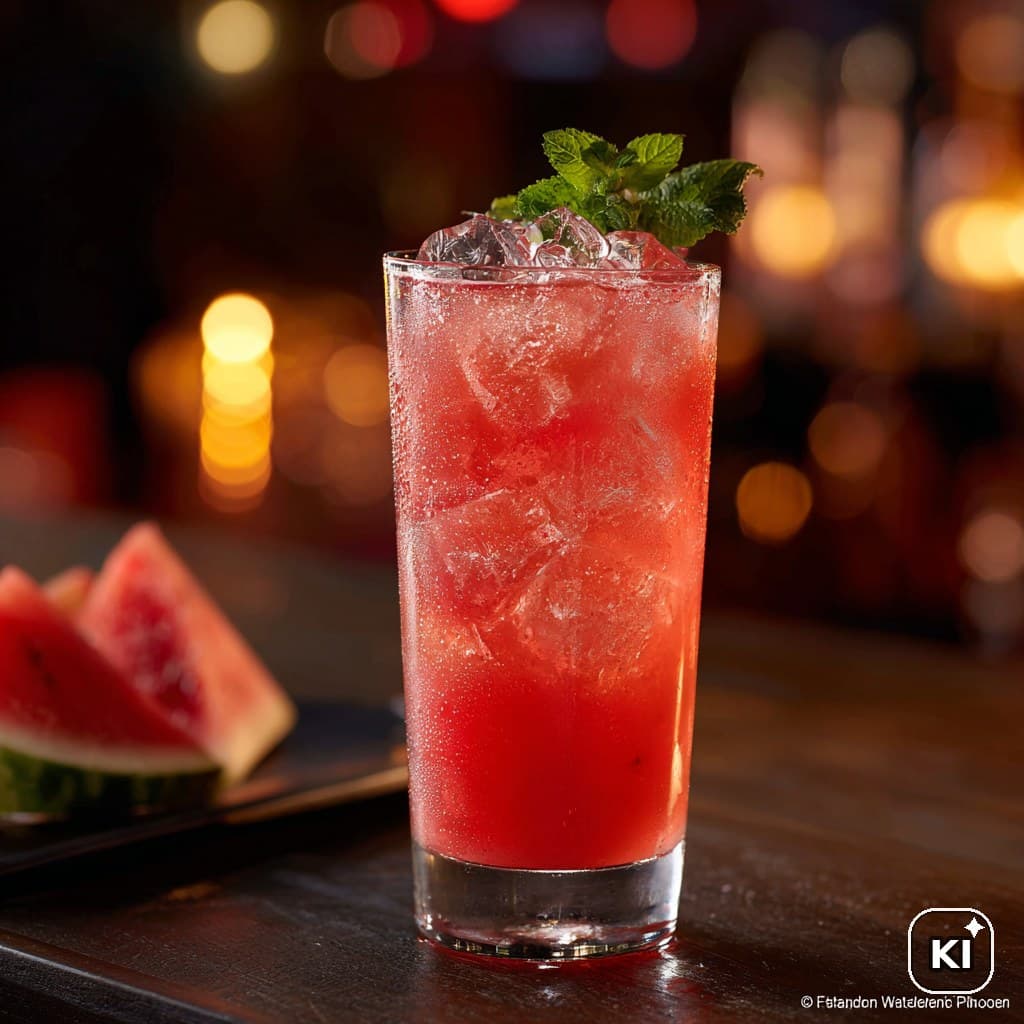 Watermelon Cooler Cocktail Rezept