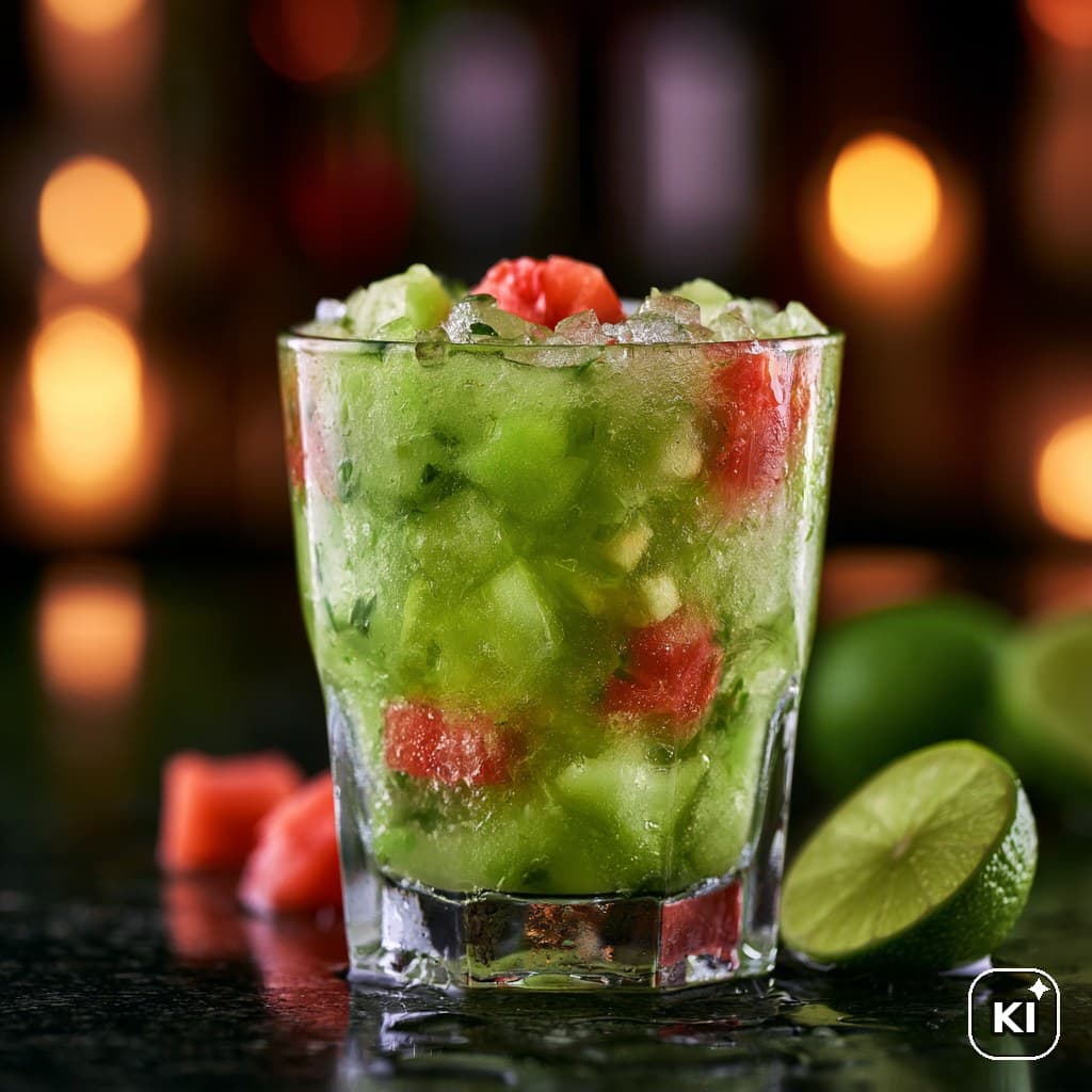 Watermelon & Melon Caipirinha Cocktail Rezept