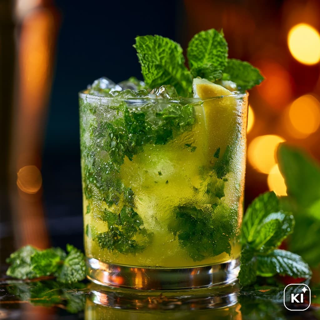 Whiskey Smash Cocktail Rezept