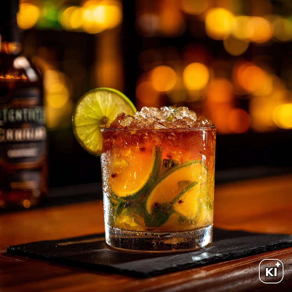 Winter Caipirinha Cocktail Rezept