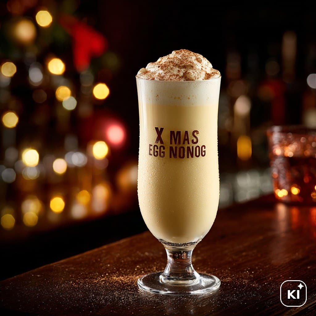 X-Mas Egg Nog Cocktail Rezept