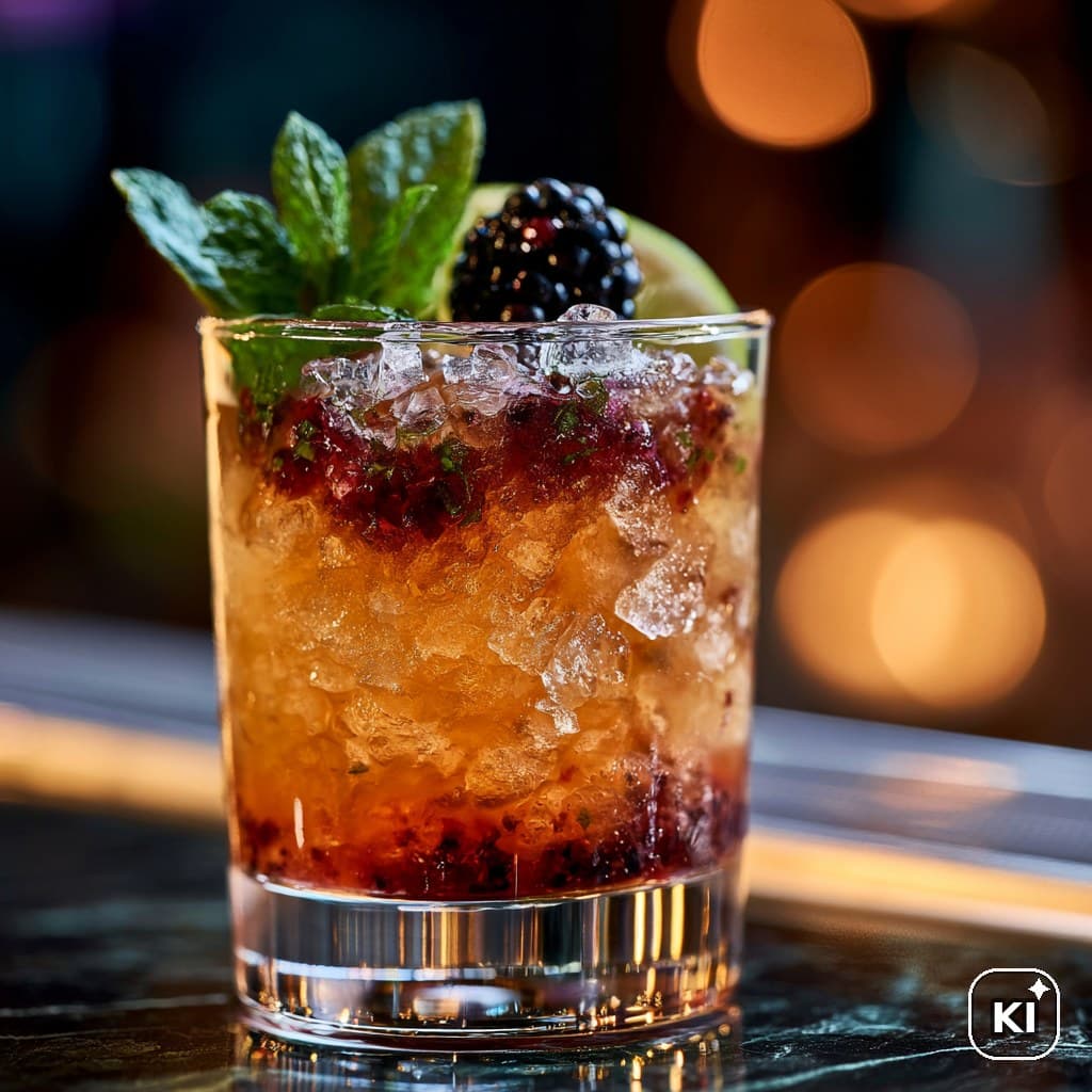 Blackberry Caipirinha Cocktail Rezept