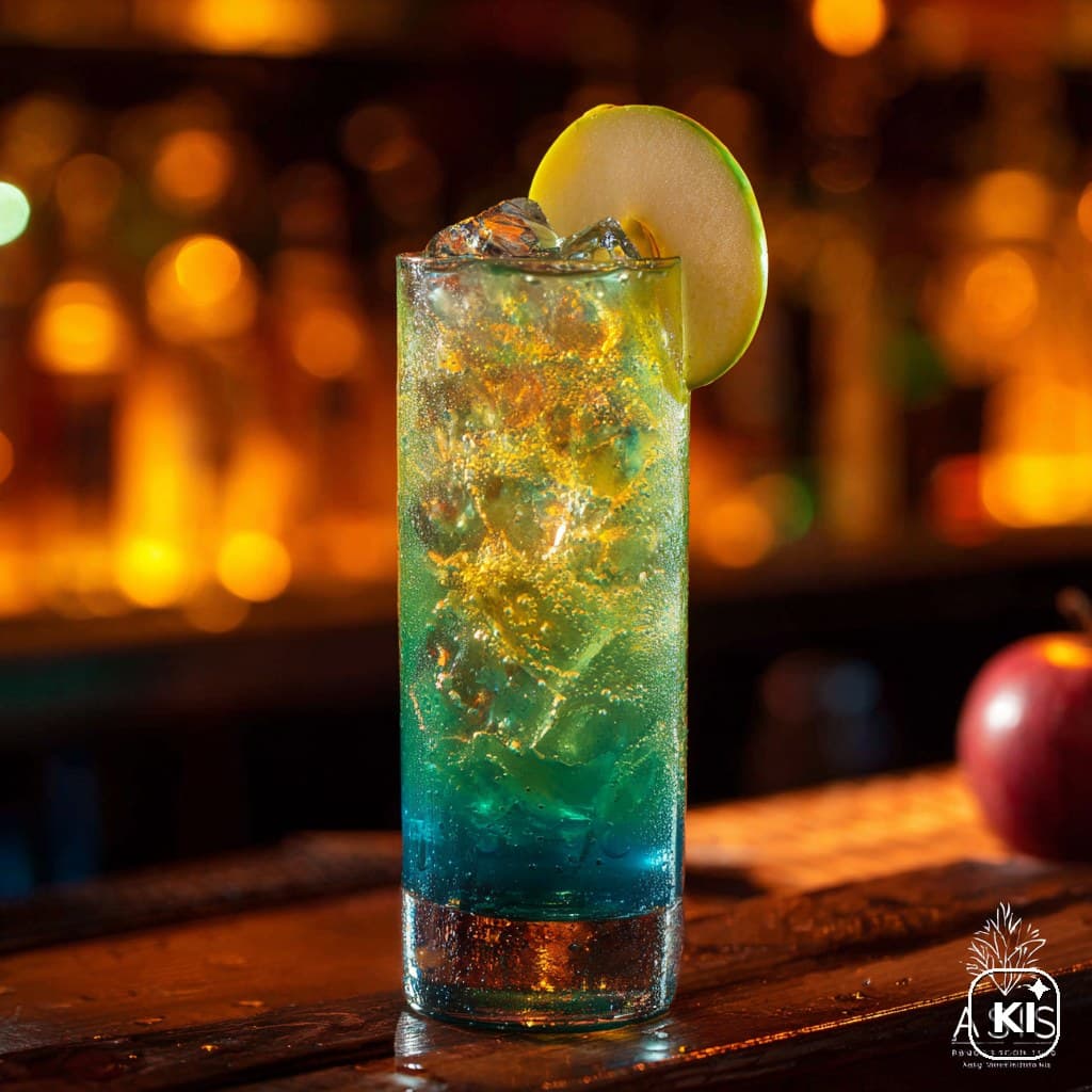 Blue Apple Cocktail Rezept