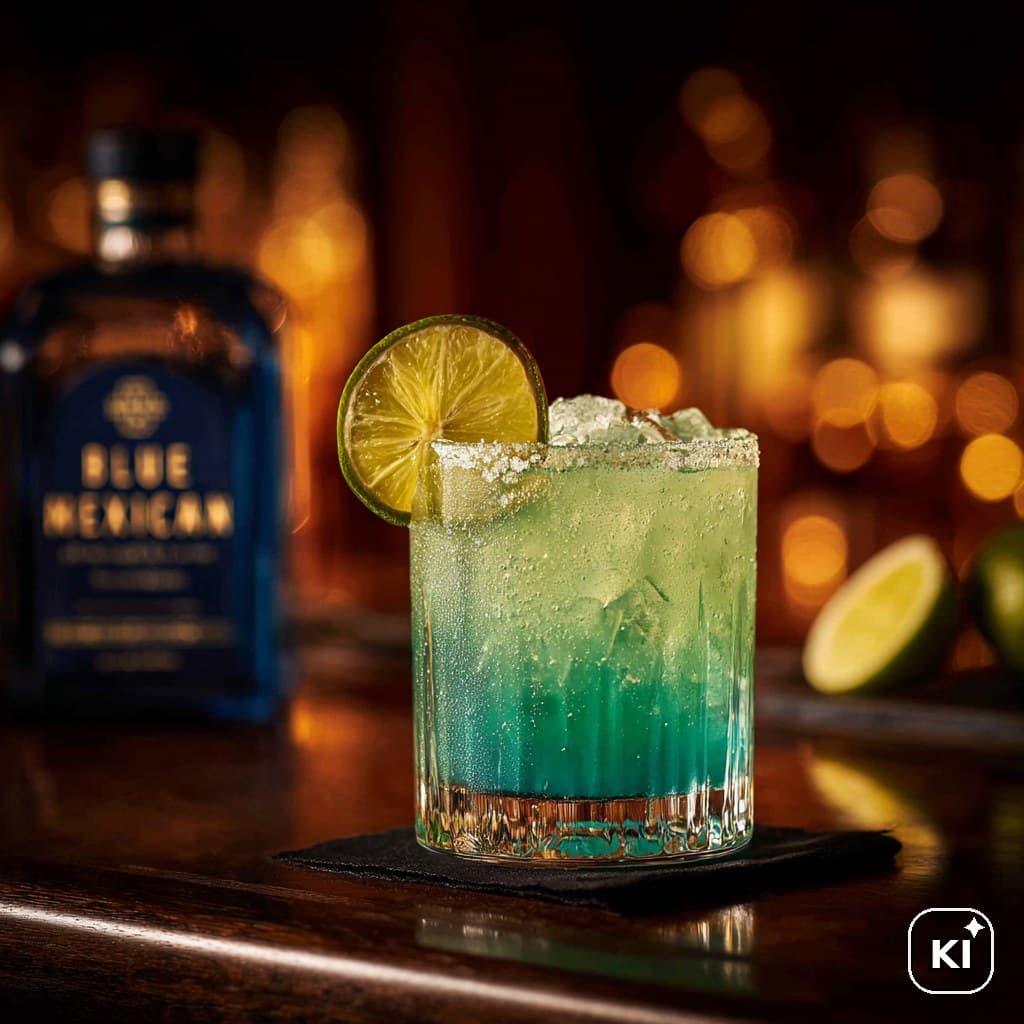 Blue Mexican Cocktail Rezept
