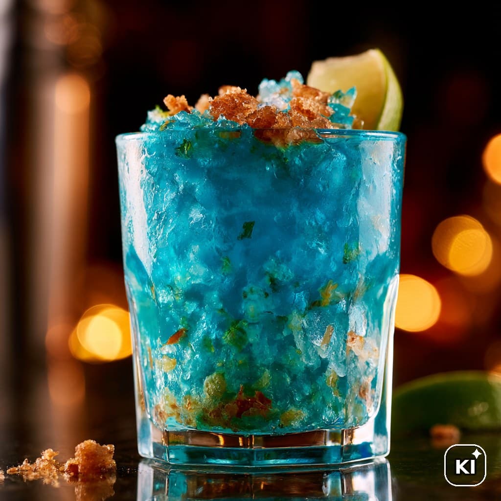 Caipi-Blue Cocktail Rezept