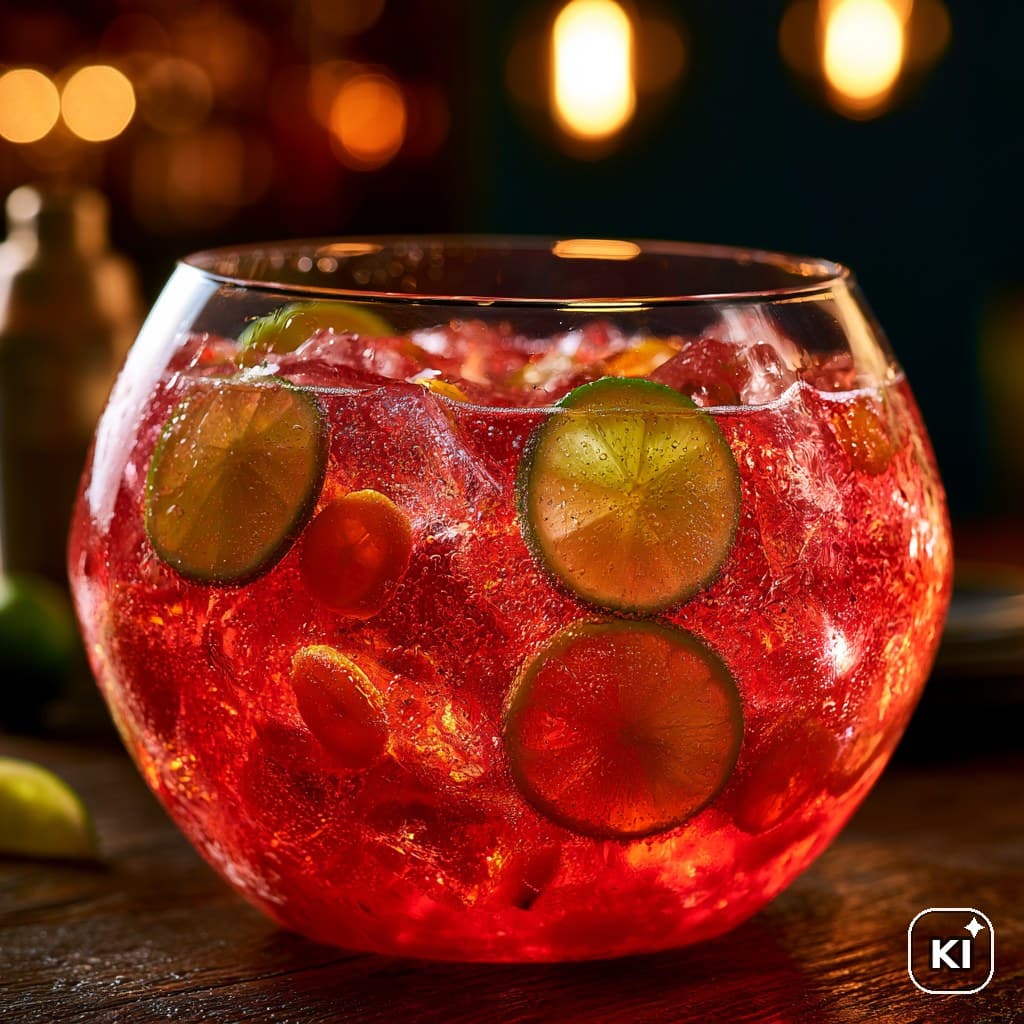 Campari-Sekt-Bowle Cocktail Rezept