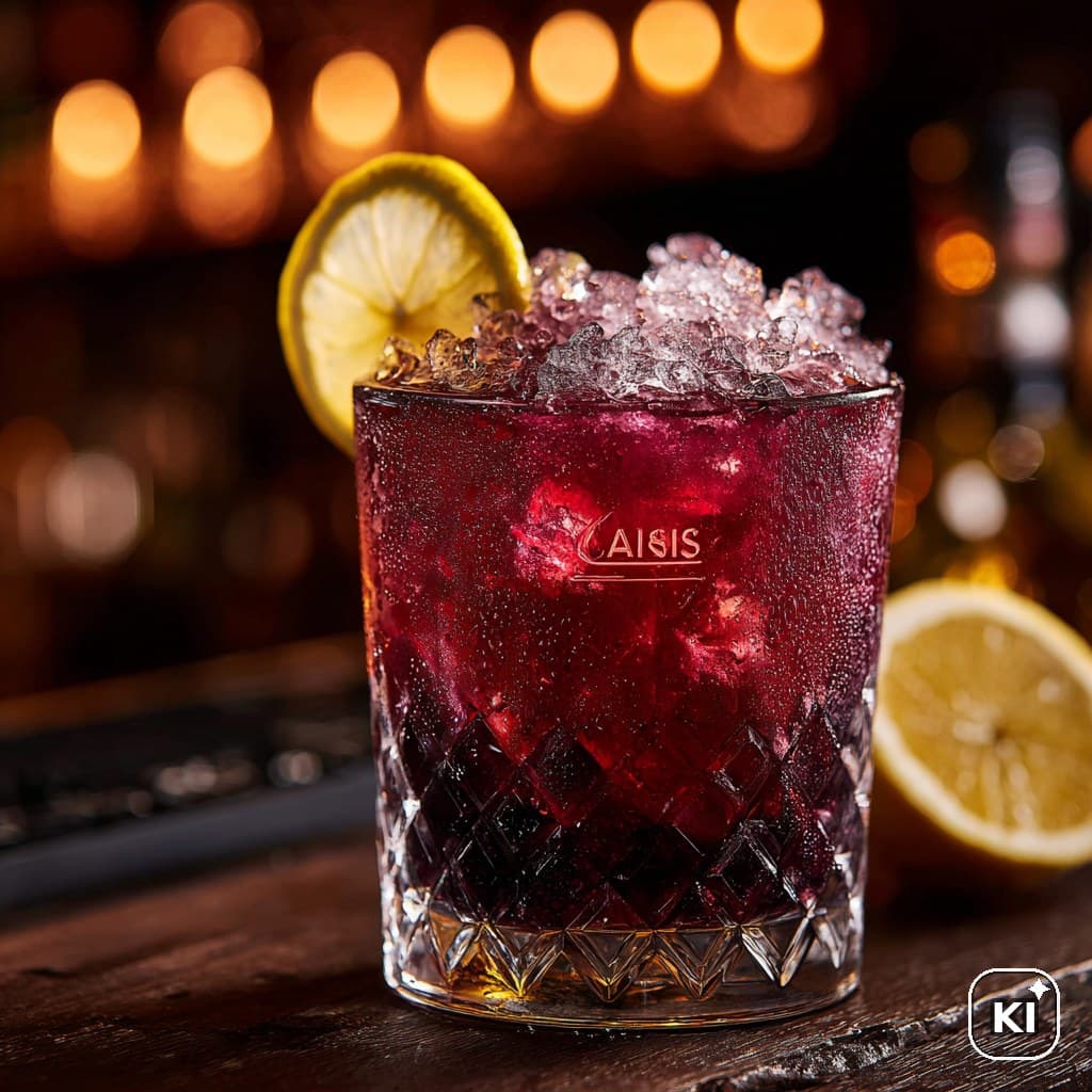 Cassis Flavour Cocktail Rezept